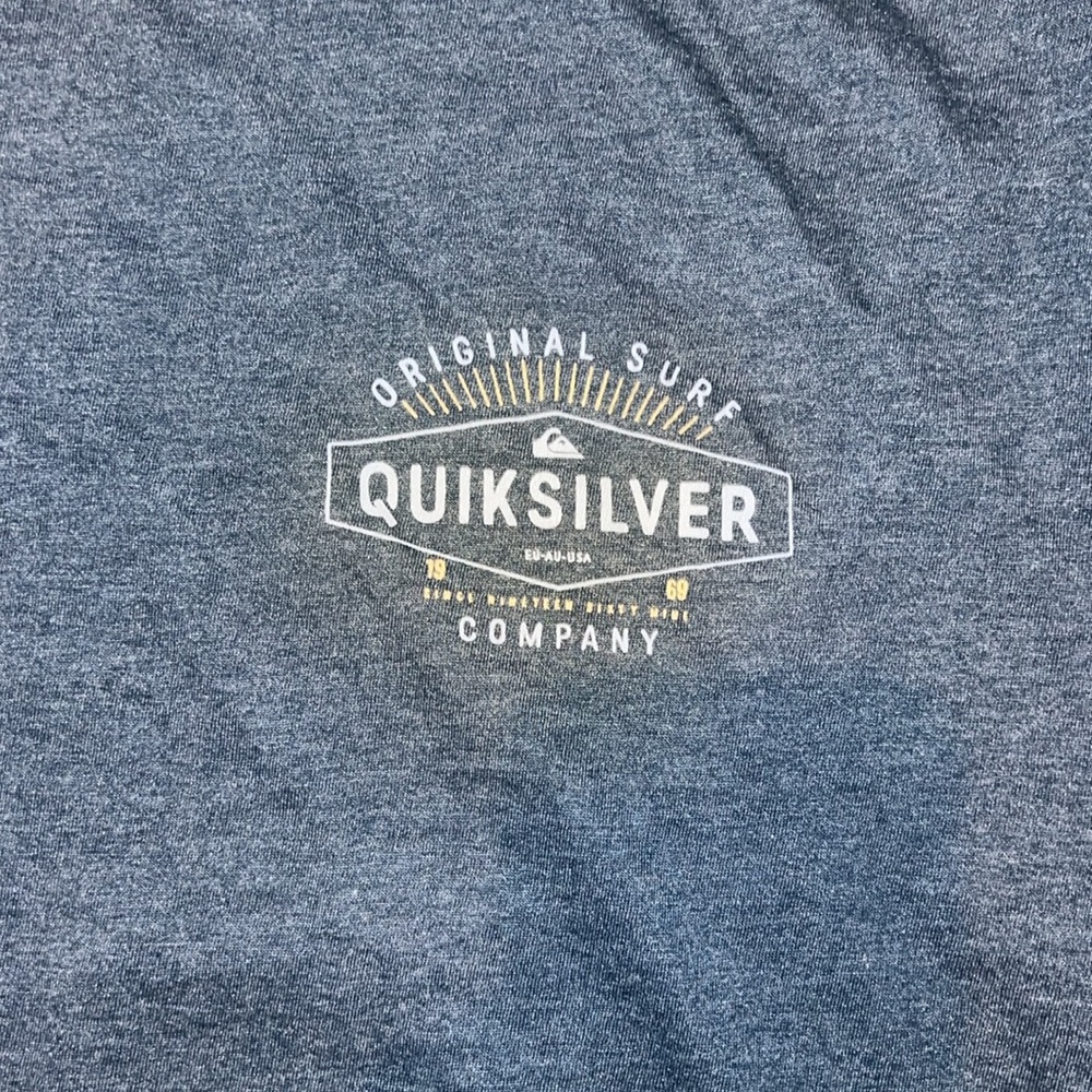 Quiksilver Men's Blue T-Shirt - Picture 2 of 4